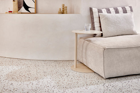 2.5mm Vinyl Plank - Olympus Stone - Shoreline Terrazzo